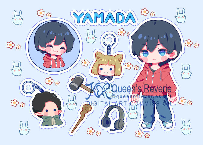 Sticker Chibi YCH (sample) Sticker Chibi YCH (sample)