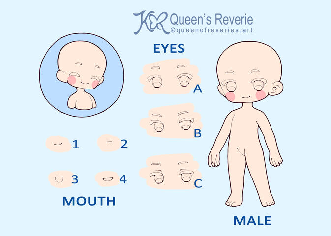 Sticker Chibi YCH (Male)